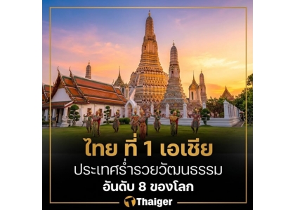 2026–04-17 泰国登顶亚洲 全球第8！国际榜单点名文化遗产含金量